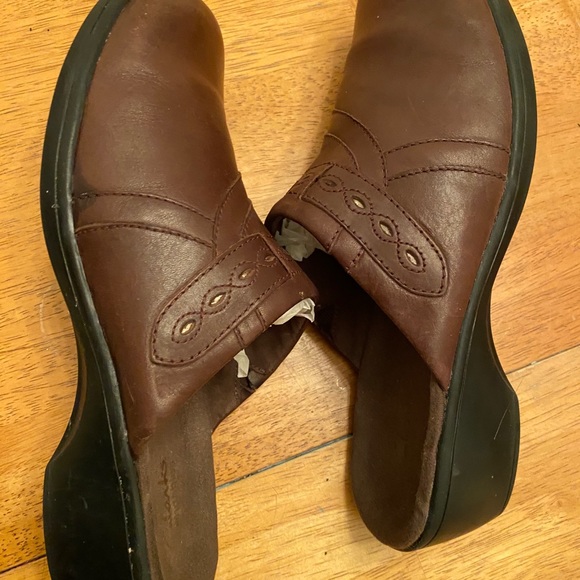 Clark’s leather upper clogs very nice comfy 9W - Picture 3 of 16